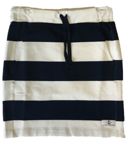 Sea Ranch Anjelica Nederdel Navy/Pearl Str. XXL